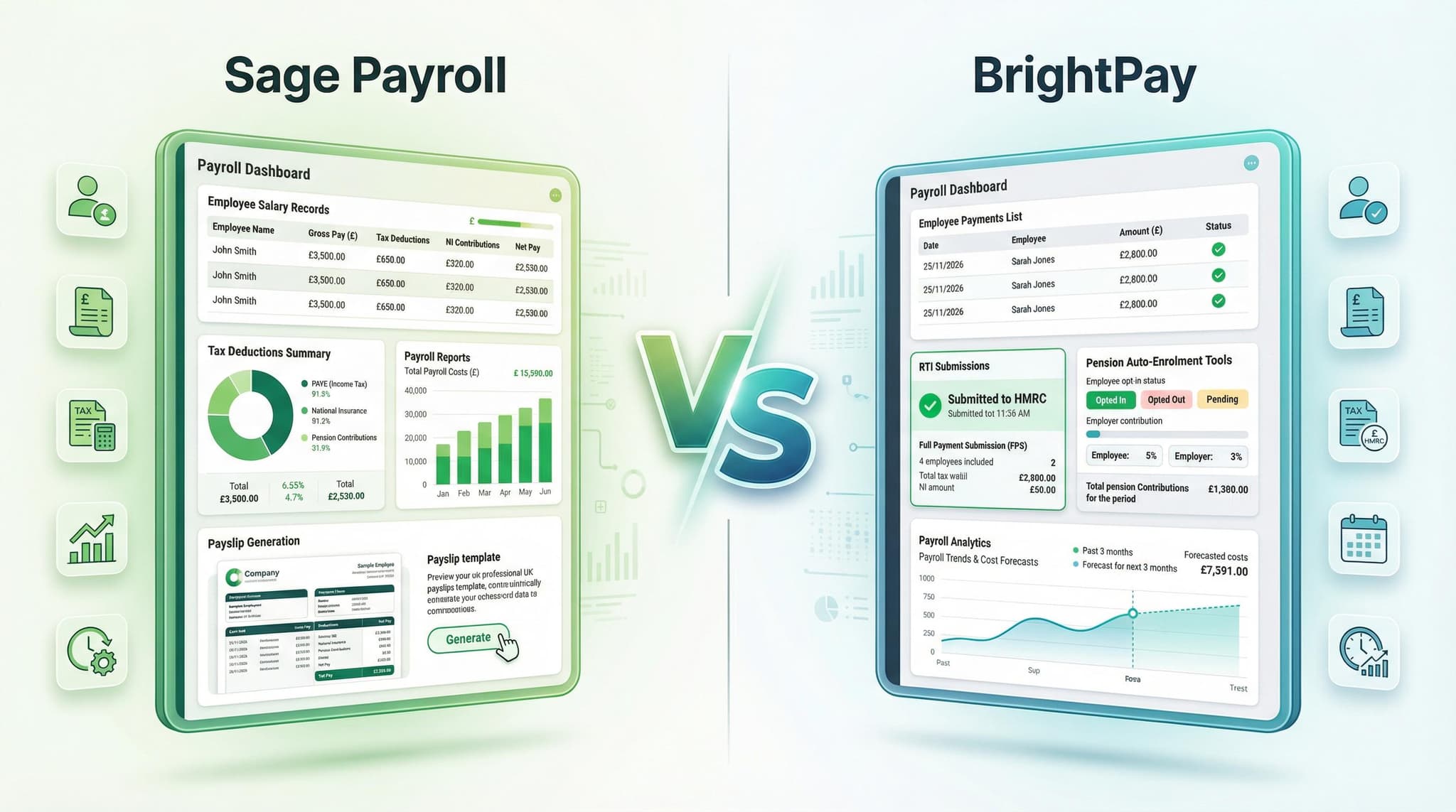 Sage Payroll vs BrightPay 2026: Which UK Payroll Software Should You Choose?